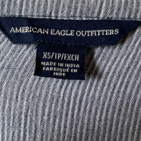 American Eagle Striped Off the Shoulder Top - Picture 5 of 5